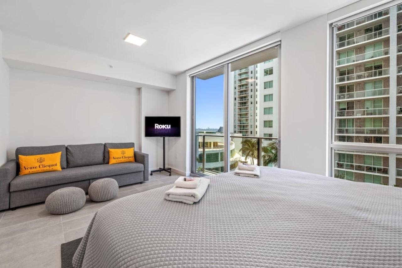 Downtown Luxury Studio Pool And Gym Apartment Miami Exterior photo