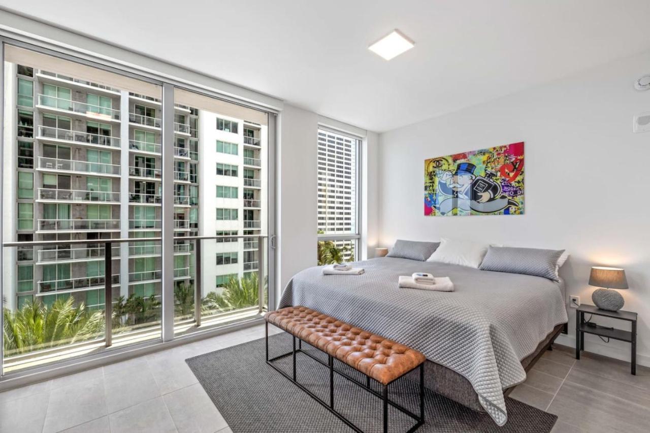 Downtown Luxury Studio Pool And Gym Apartment Miami Exterior photo