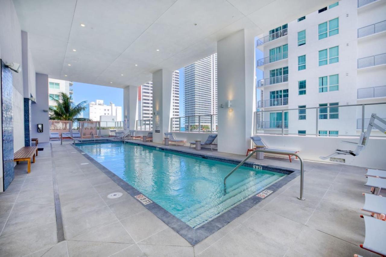 Downtown Luxury Studio Pool And Gym Apartment Miami Exterior photo